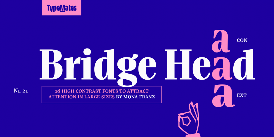 Bridge Head Medium Font preview